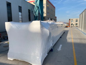 Filme VCI à prova de ferrugem de alta densidade e encolhimento de embalagem para equipamentos pesados