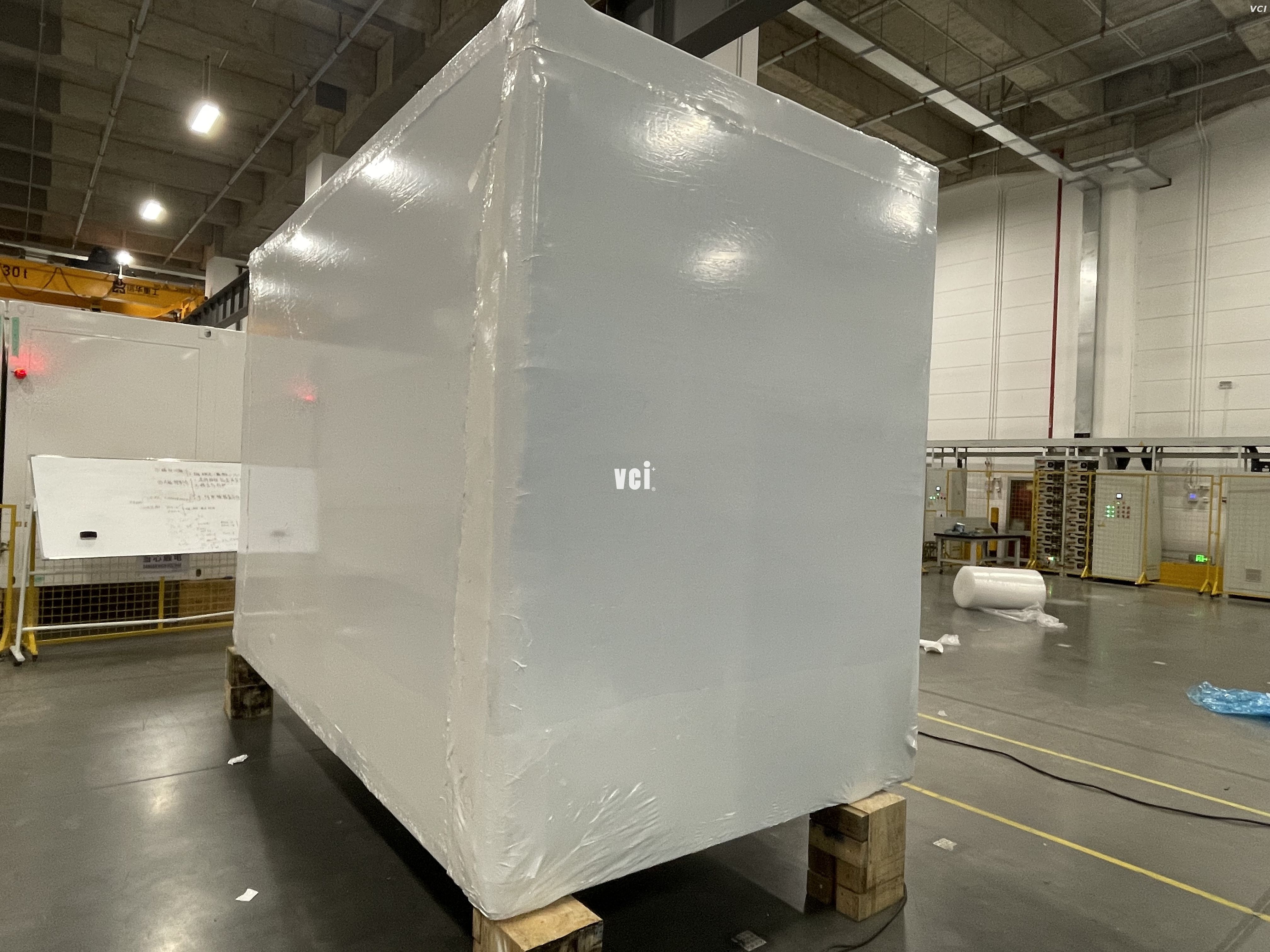 Filme VCI à prova de ferrugem de alta densidade retrátil de embalagem