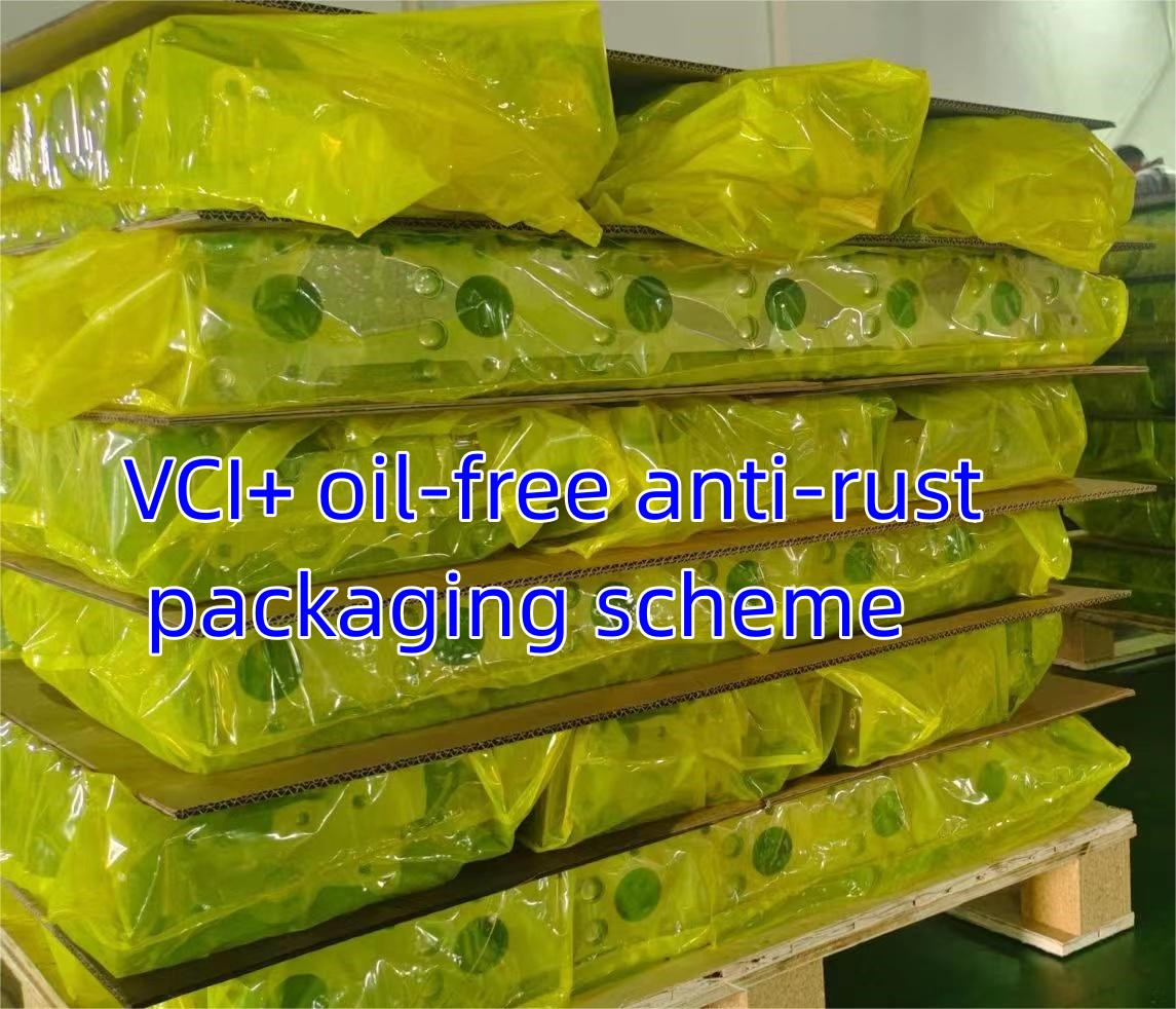 esquema de embalagem antiferrugem sem &oacute;leo