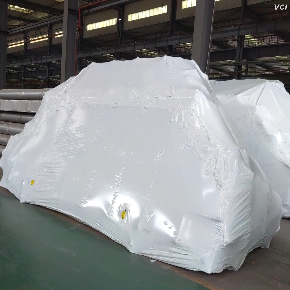 Pacote de filme retrátil para equipamentos pesados 